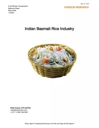 Know About Veer Overseas Basmati Rice Company