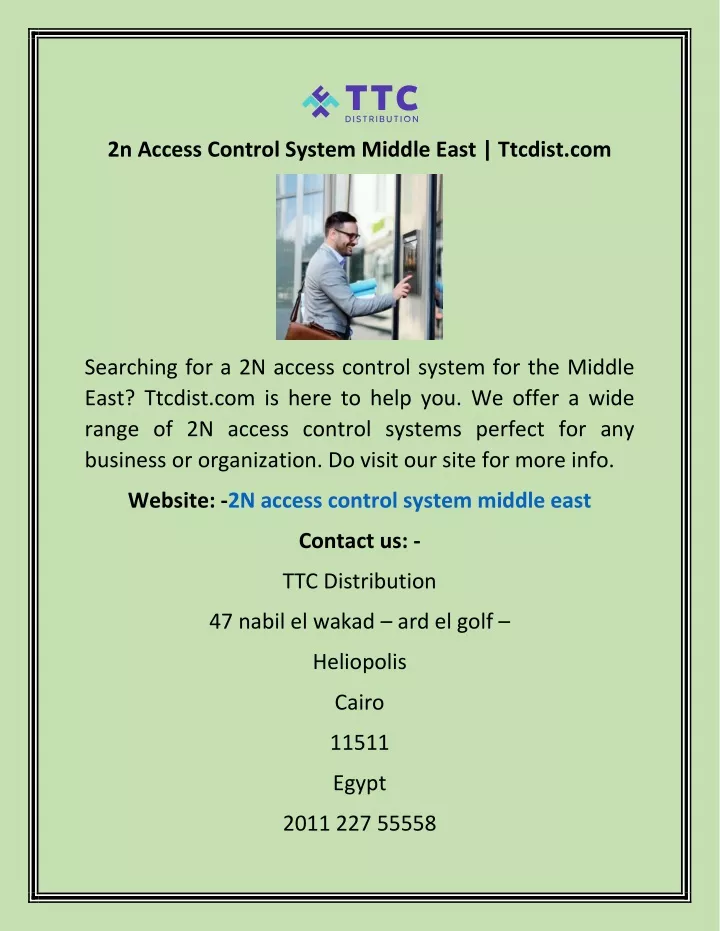 2n access control system middle east ttcdist com