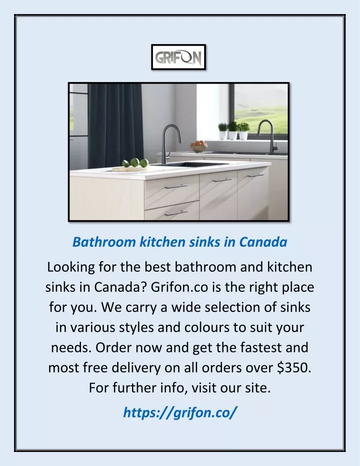 bathroom kitchen sinks in canada