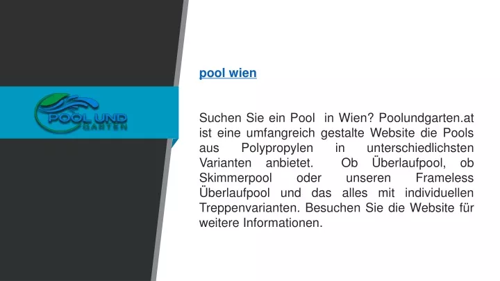 pool wien suchen sie ein pool in wien