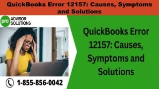 quickbooks error 12157 causes symptoms and solutions