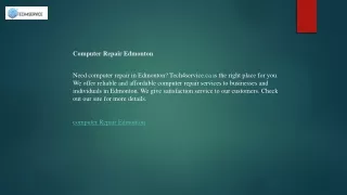computer repair edmonton