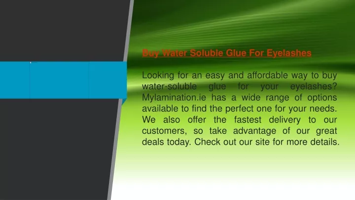 buy water soluble glue for eyelashes looking