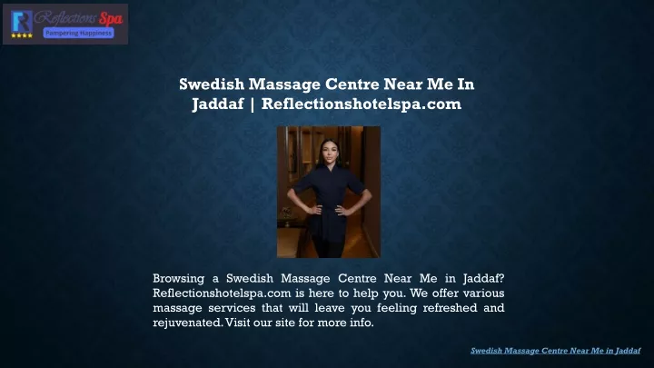 swedish massage centre near me in jaddaf