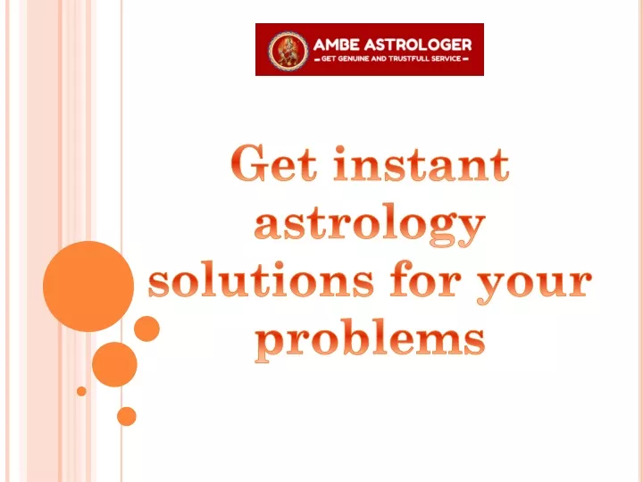 get instant astrology solutions for your problems