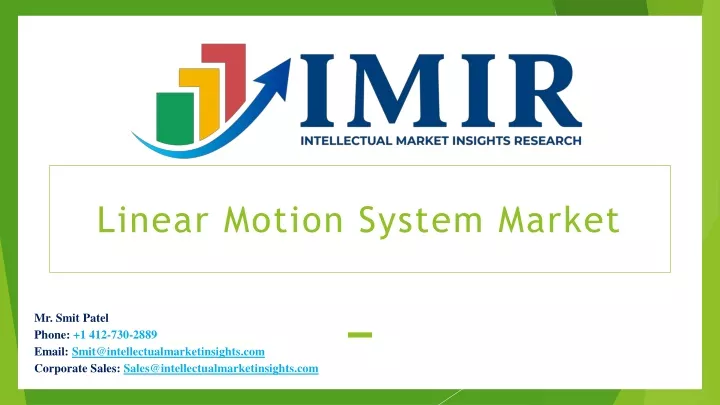 linear motion system market