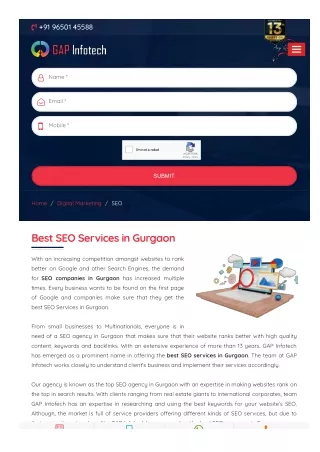 SEO Agency in Gurgaon