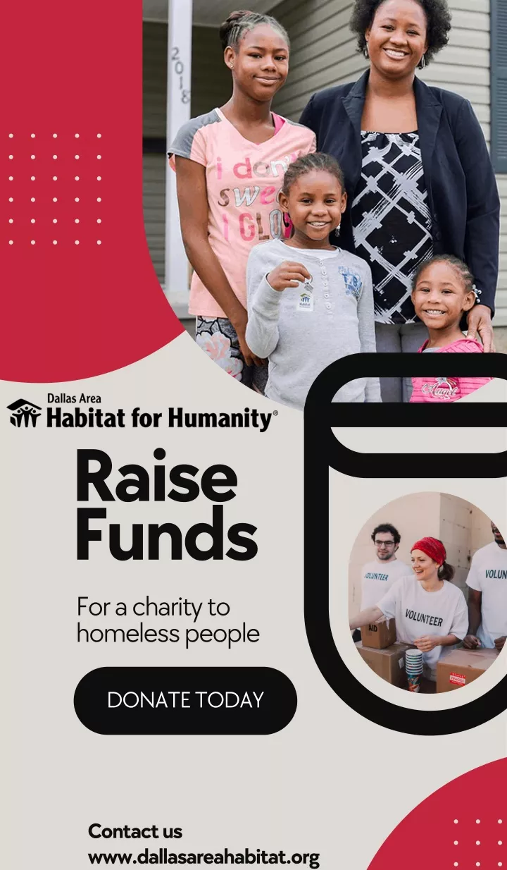 raise funds for a charity to homeless people
