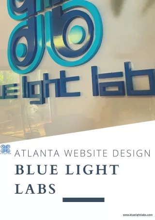 atlanta website design blue light labs