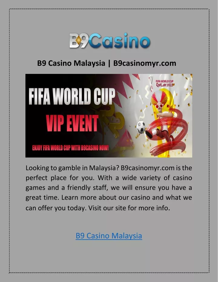b9 casino malaysia b9casinomyr com