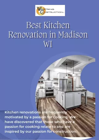 Best Kitchen Renovation in Madison WI | Westring Construction