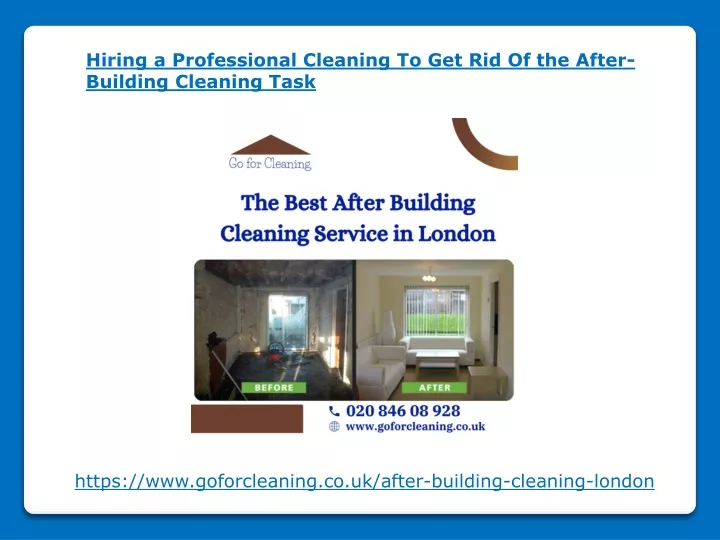 hiring a professional cleaning