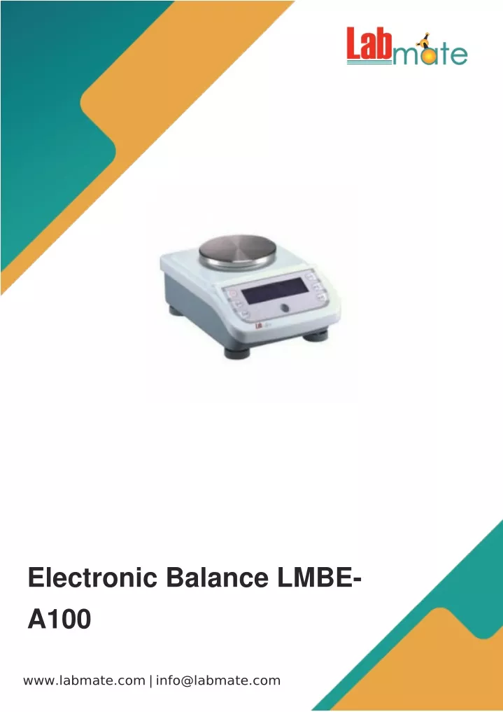 electronic balance lmbe a100