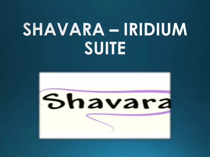 shavara iridium suite