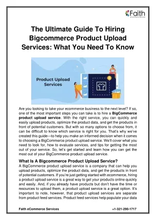the ultimate guide to hiring bigcommerce product