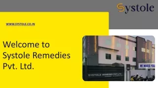 Third Party Pharma Manufacturers - Systole Remedies