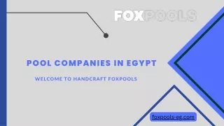 Pool Companies In Egypt