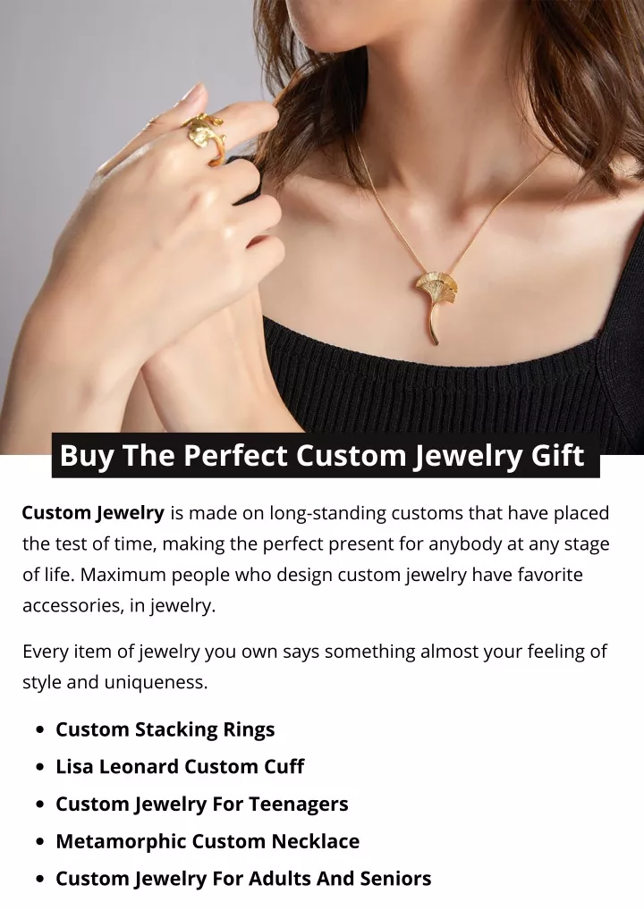 buy the perfect custom jewelry gift