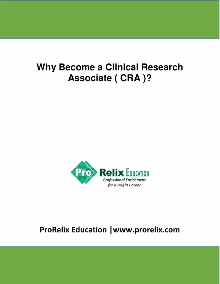 clinical research associate quiz