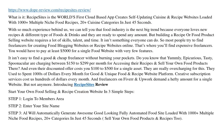 https www dope review com recipesites review what