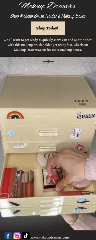 Shop Makeup Brush Holder & Makeup Boxes - Makeup Drawers