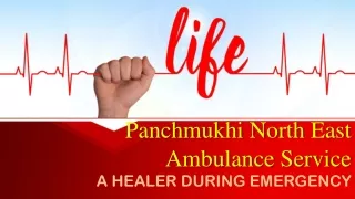 Dependable Ambulance Service in East Siang by Panchmukhi North East