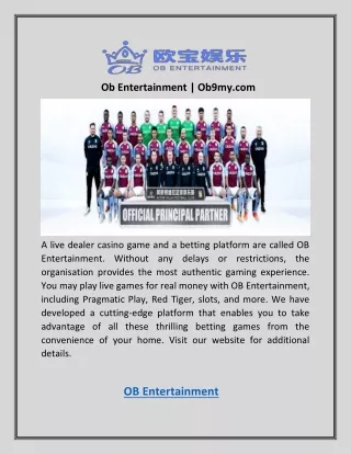 ob entertainment ob9my com