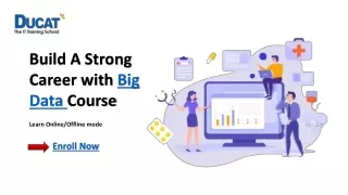 build a strong career with big data course