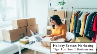 Holiday Season Marketing Tips For Small Businesses