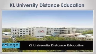 KL University Distance Education