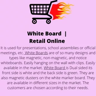 White Board   Retail Online