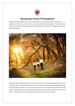 Family Photographers Service In Albququerque| Natural Touch Photography