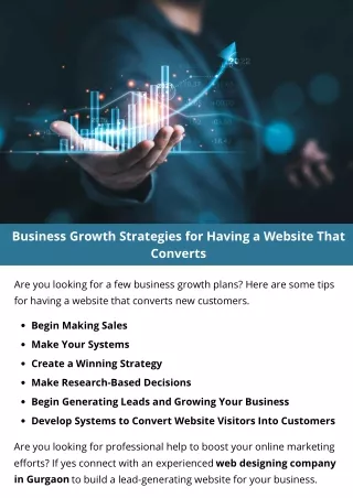 business growth strategies for having a website