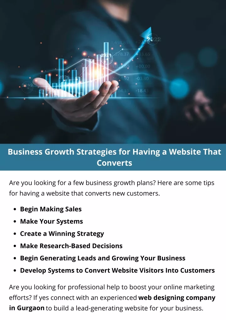 business growth strategies for having a website