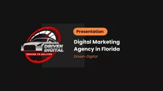 Digital marketing agency Port St Lucie | Driven-Digital