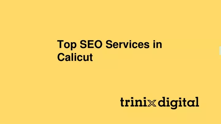 top seo services in calicut