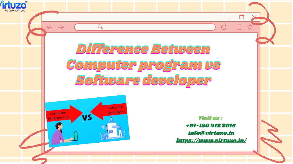 PPT - Difference Between Computer program vs Software developer ...