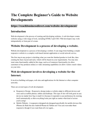 Website development company dubai