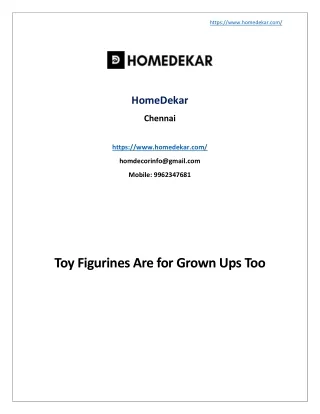 Figurines Miniature toy