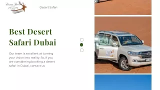 The Best And Amazing Desert Safari in the Dubai