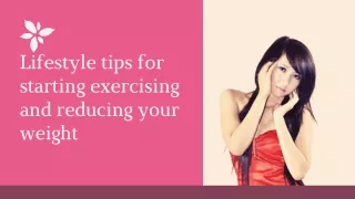 lifestyle tips for starting exercising