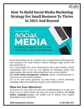 how to build social media marketing strategy