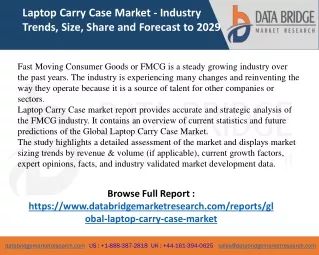 Laptop Carry Case Market