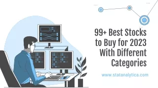 99  Best Stocks to Buy for 2023 With Different Categories