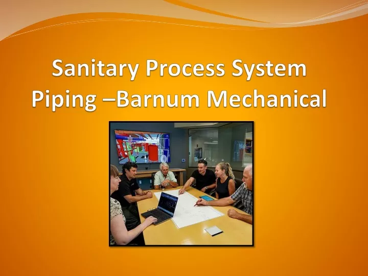 sanitary process system piping barnum mechanical