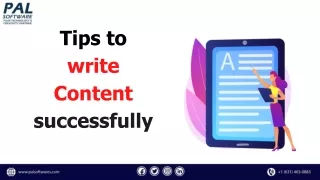 tips to write content successfully