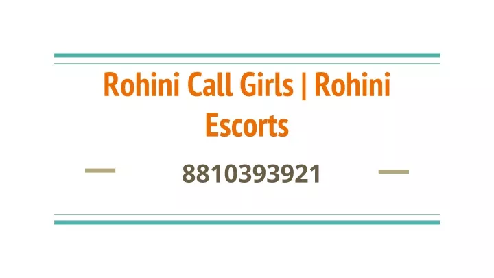 rohini call girls rohini escorts
