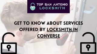 Experienced Locksmith in Converse -   Top San Antonio Locksmith