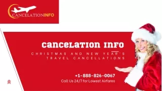 cancelation info