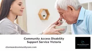 community access disability support service
